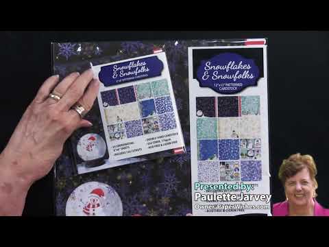 Snowflakes & Snowfolks 6x6 Patterned Cardstock