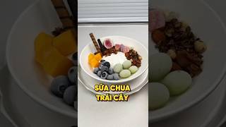 CÁCH LÀM SỮA CHUA TRÁI CÂY SIÊU ĐƠN GIẢN TẠI NHÀ #food