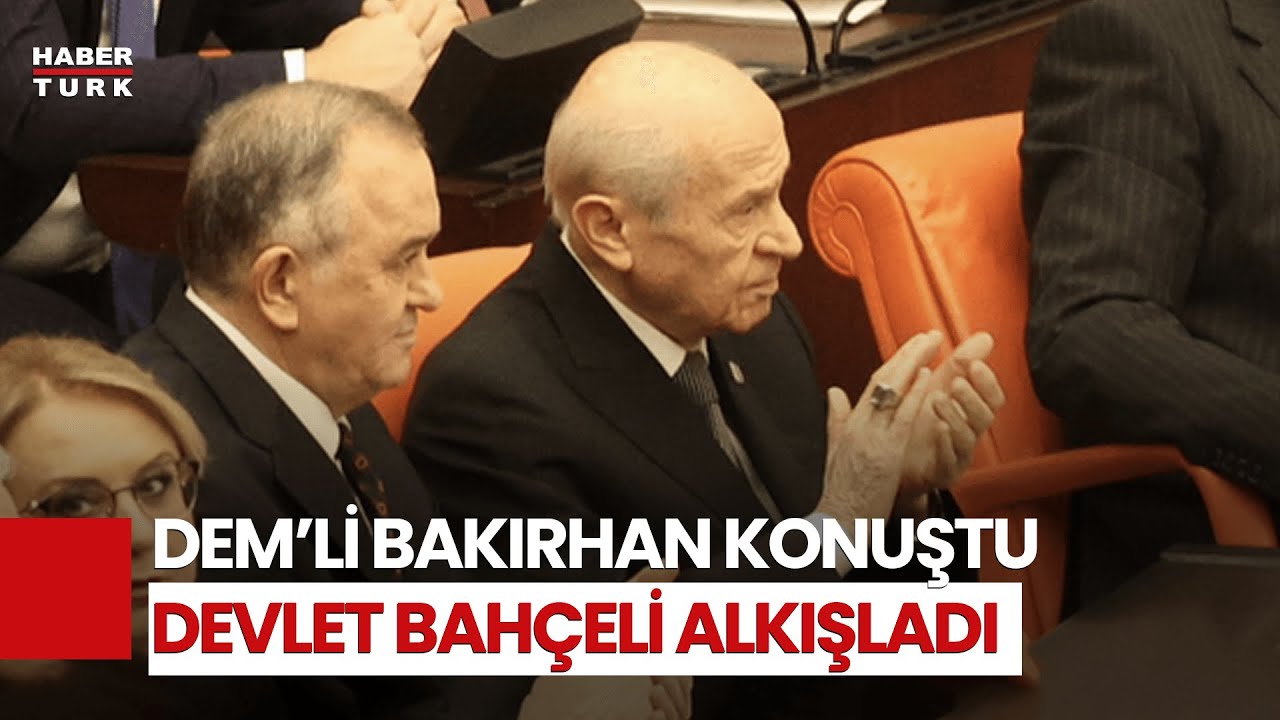 Devlet Bahçeli, "Ankara Çözümü" Öneren Dem Partili Bakırhan'ı Alkışladı