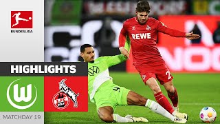 VfL Wolfsburg — 1. FC Köln 1-1 | Highlights | Matchday 19 – Bundesliga 2023/24