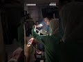 Gaza hospital staff for medical procedures under cell phone torchlight