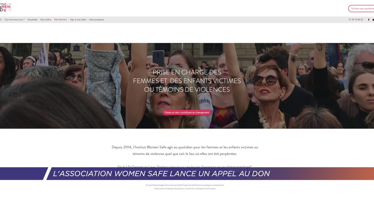 Yvelines | L’association Women Safe lance un appel au don