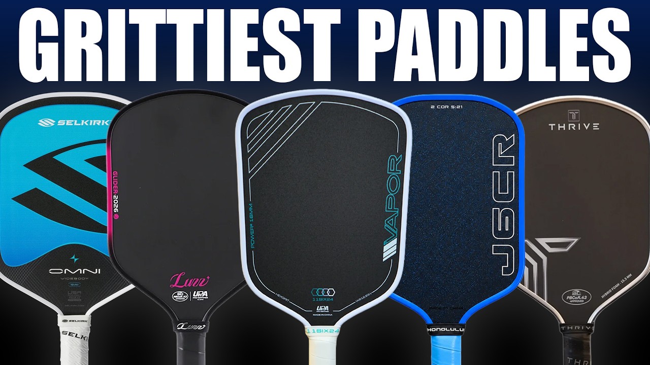 The Grittiest Pickleball Paddles of 2026 (Ranked)