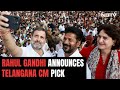 Revanth Reddy As Telangana Chief Minister? Decision Done, Says Rahul Gandhi