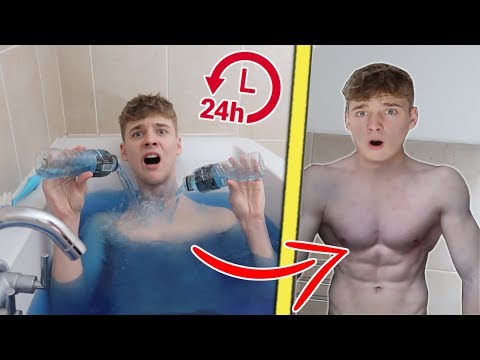 I Spent 24 Hours In POWERADE… **EPIC LIFE HACK**