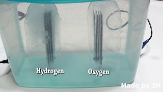Launching Hydrogen balloon through water electrolysis