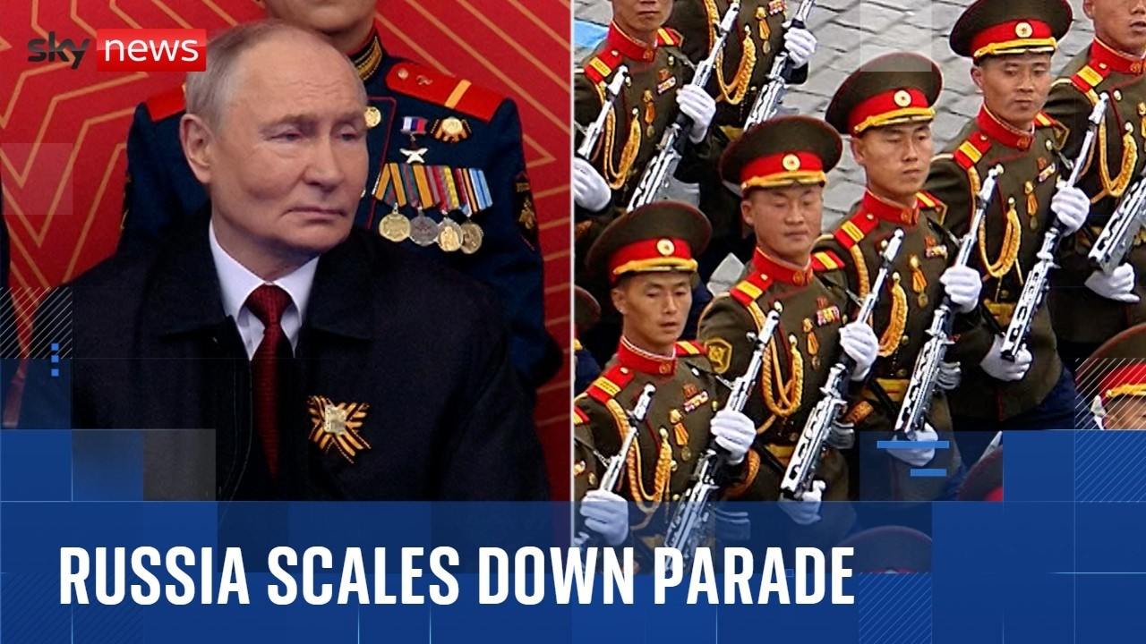 Russia holds scaled-down military parade in Moscow's Red Square