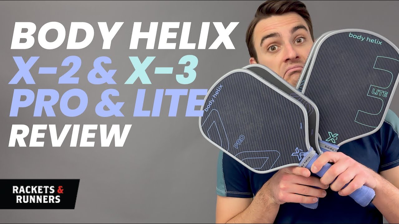 These Body Helix paddles are INSANE!! Body Helix X-2 & X-3 Pro & Lite Overview | Rackets & Runners