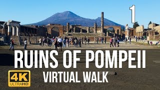 Pompeii Walking Tour in 4K