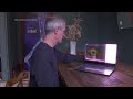 Laptop with transparent screen combines AI and augmented reality  - 01:24 min - News - Video