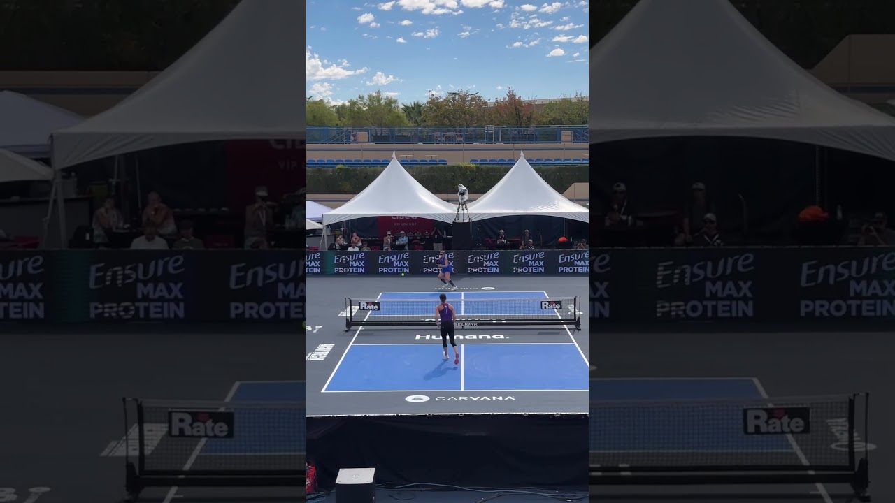 You can’t teach this kind of touch 🔥 Phenomenal pickleball from Kaitlyn Christian 🤝