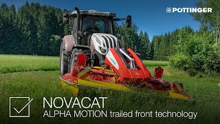 NOVACAT Mowers – ALPHA MOTION trailed front technology