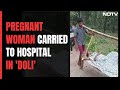 Pregnant Woman Carried on Makeshift Stretcher Through Forest to Hospital in Telangana