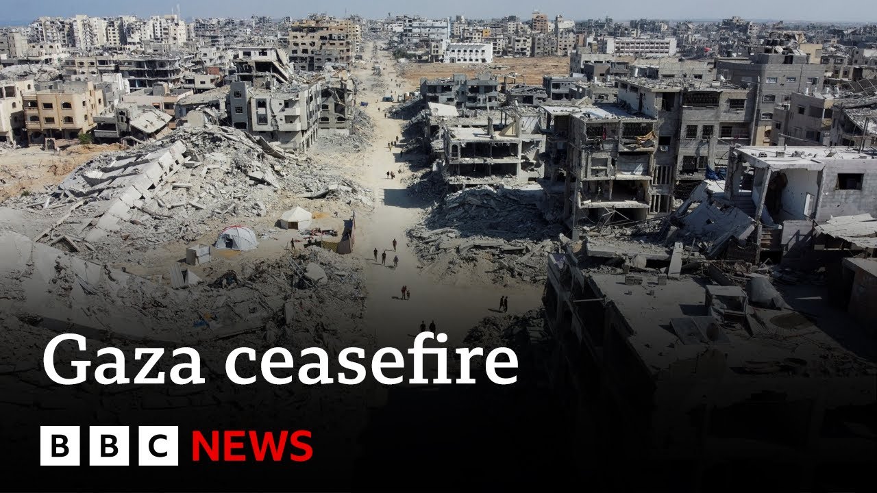 Trump says Gaza ceasefire still in place as Israel and Hamas accuse each other of breach | BBC News