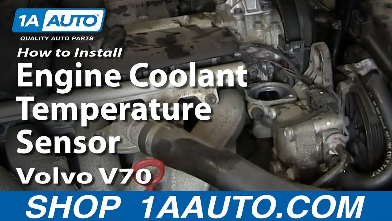 How To Install Replace Engine Coolant Temperature Sensor ... 02 volvo s60 wiring diagram 