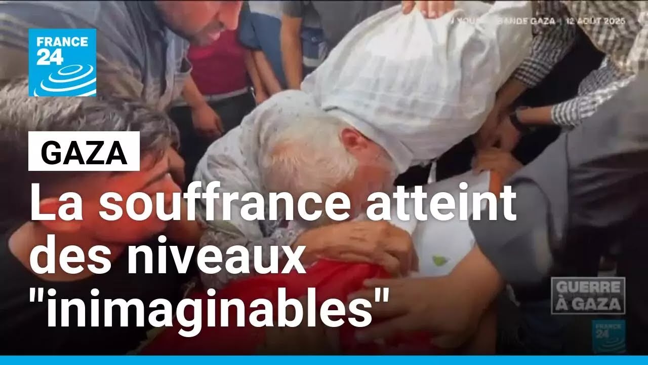 La souffrance à Gaza atteint des niveaux "inimaginables", dénoncent l'UE • FRANCE 24