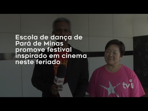 Vídeo: Escola de dança de Pará de Minas promove festival inspirado em cinema neste feriado