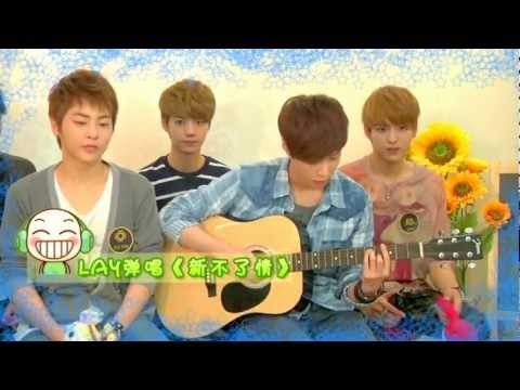 120420 EXO-M Music Guest Lay Solo Cut 新不了情@Yin Yue Tai
