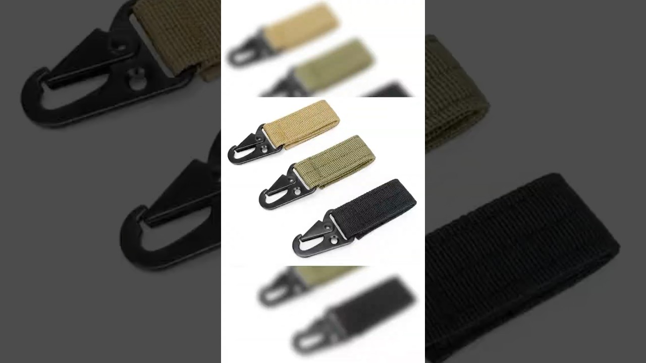 TaffSPORT Gantungan Kunci Quickdraw Carabiner Tactical Nylon Belt - SN74 Pratinjau video produk TaffSPORT Gantungan Kunci Quickdraw Carabiner Tactical Nylon Belt - SN74