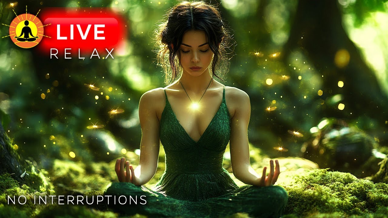 🔴 Peaceful & Soothing Meditation Music for Studying 24/7 🎧3366: Relieve Stress 🍃 Deep Focus - Study