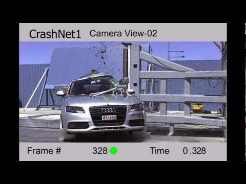 Видео тест катастрофа Audi A4 B8 от 2007 г. насам