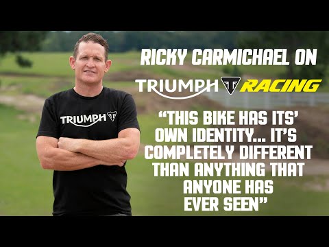 Ricky Carmichael on Triumph | Yes, I have ridden the bike on Supercross...
