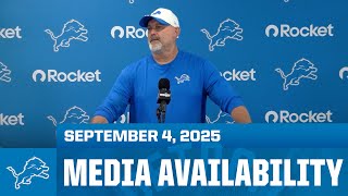 Detroit Lions coordinators meet with the media | September 4, 2025
