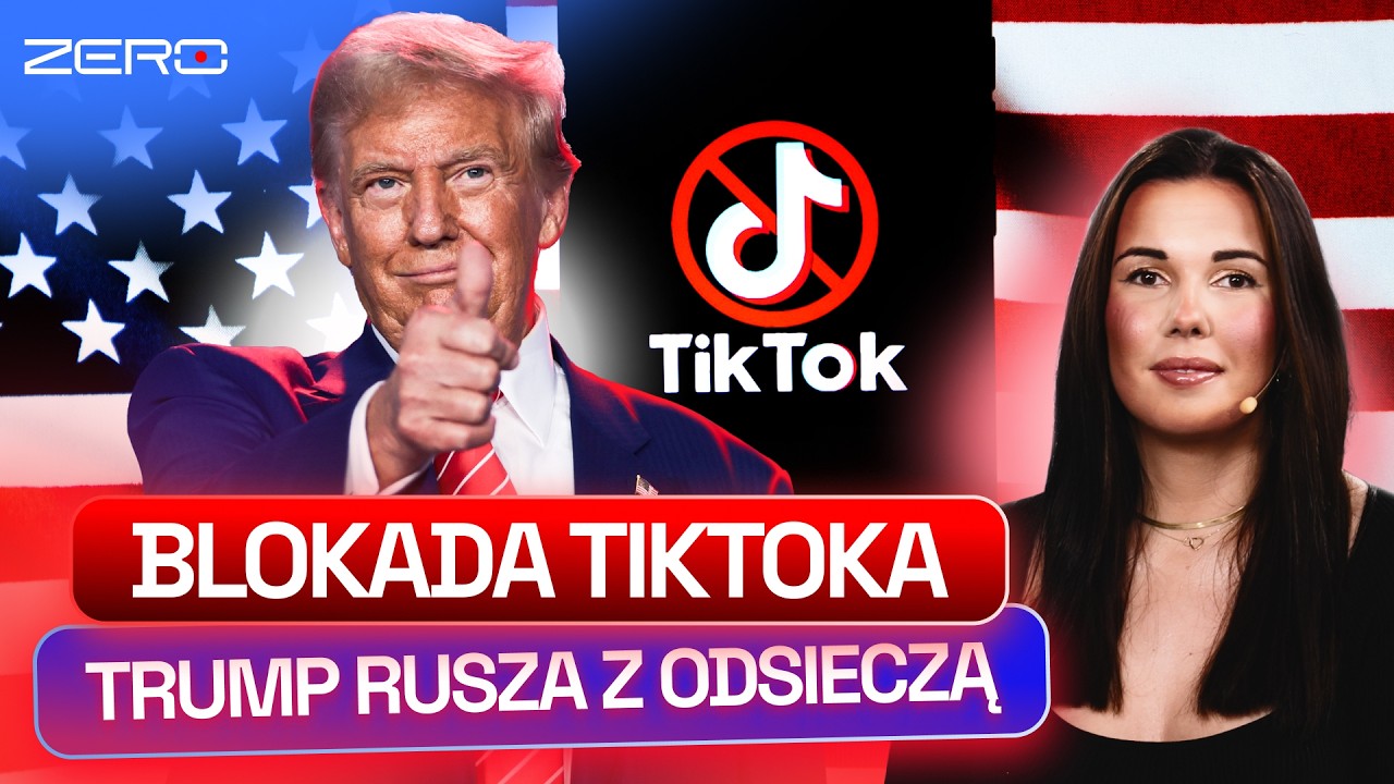 TIKTOK ZBANOWANY W USA. CO ZROBI TRUMP?