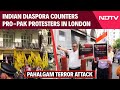 Indian Diaspora Counters Pro-Khalistani, Pak Protesters Outside Indian High Commission In London