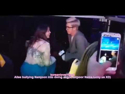 BTS NAMJOON a GENTLEMAN to AILEE+a few more ADORABLE MOMENTS!KCON NY!