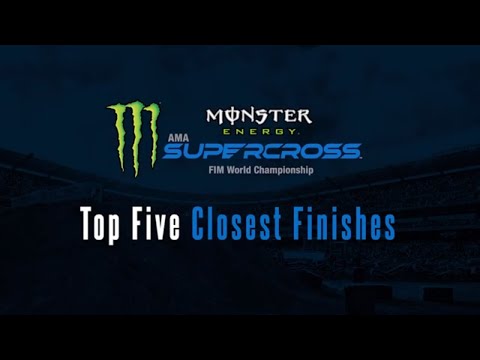 Top 5 closest Monster Energy Supercross finishes in history
