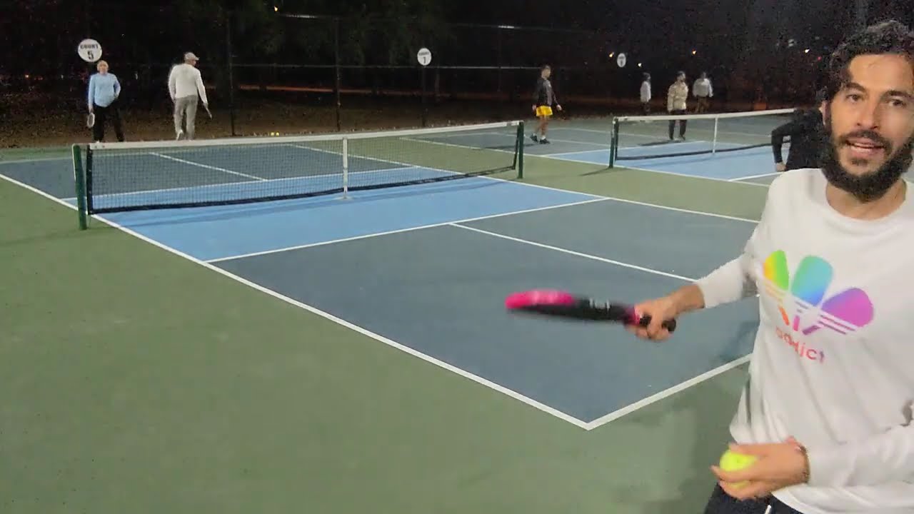 HARD TOP-SPIN DRIVE WINNERS! 4.0 Pickleball Rec Game at Midway Park in Myrtle Beach, SC