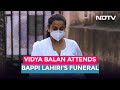 Vidya Balan At Bappi Lahiris Funeral