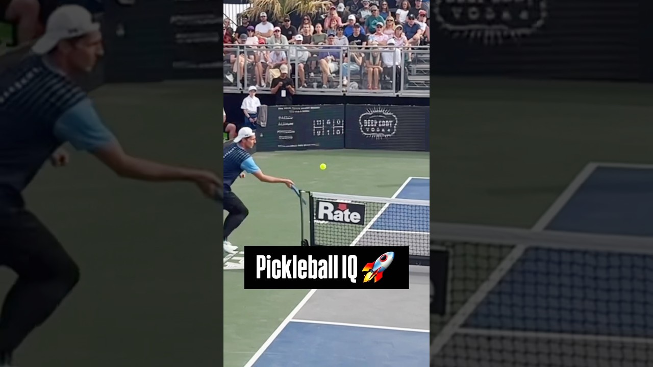 This pickleball shot is insanely difficult AND unstoppable 🤯