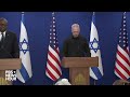 WATCH LIVE: Austin holds briefing with Israeli counterpart amid criticism of civilian deaths in Gaza  - 37:16 min - News - Video
