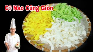 Cách làm mứt dừa khô giòn