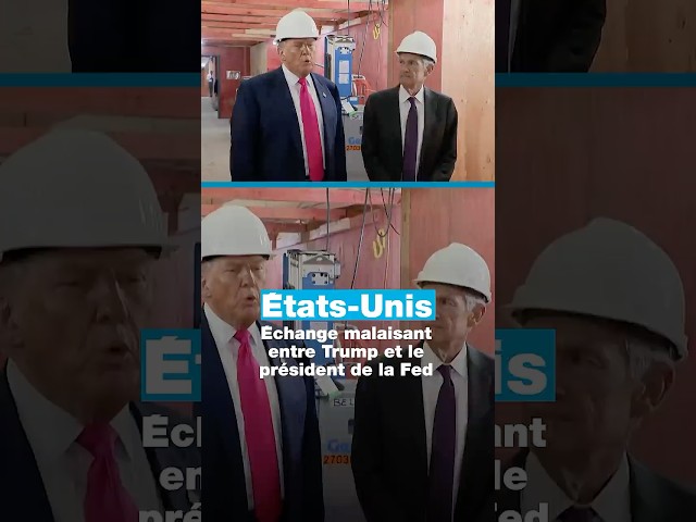 🇺🇸#ÉtatsUnis : un échange #malaisant entre #Trump et le président de la Fed • FRANCE 24