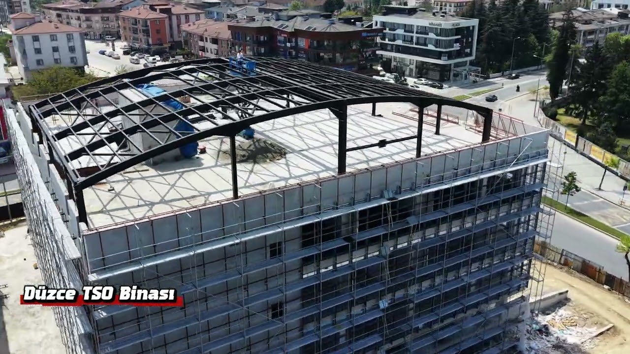 DÜZCE TSO yeni binası çatı montajımız