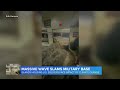 Video shows massive wave slam military base  - 01:48 min - News - Video