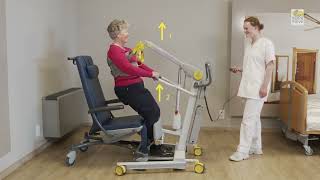 video Handi-Move active patient lift 2620 - natural stand-up movement