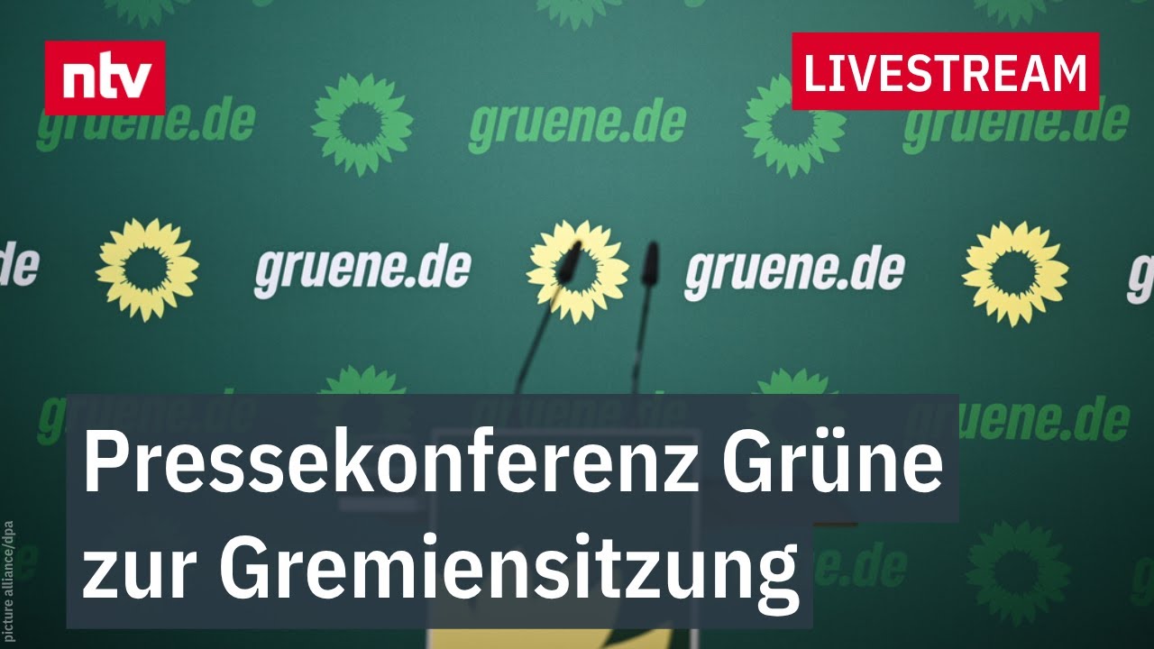 LIVE: Pressekonferenz Grüne zur Gremiensitzung
