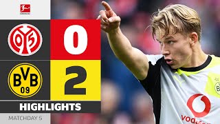 Svensson Leads The Way! | MAINZ 05 — BORUSSIA DORTMUND | Highlights | Matchday 5 – Bundesliga 25/26