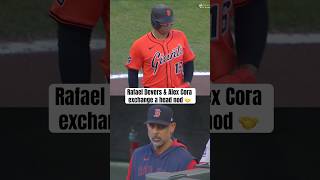 Rafael Devers first AB vs. the Red Sox 👀