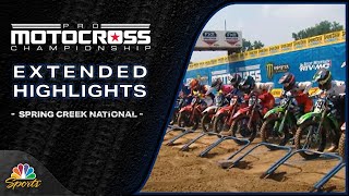 Pro Motocross 2025 - Spring Creek National, Round 7 | EXTENDED HIGHLIGHTS | Motorsports on NBC