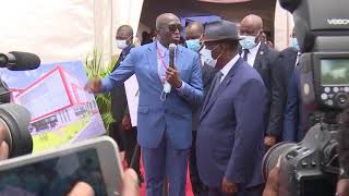 Pose de la première pierre de deux usines de cacao par le Président Alassane Ouattara
