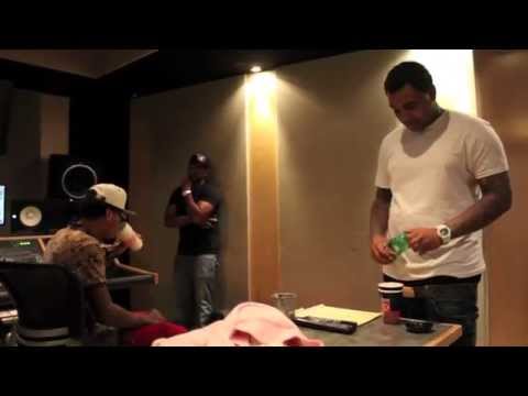 Kevin Gates x Yung Mazi In-Studio with KE On The Track