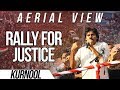 Aerial View Exclusive- Jana Sena Party Rally For Justice- Pawan Kalyan