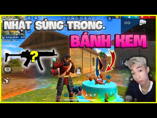 Thử Thách Nhặt Súng Trong "Bánh Kem" Lấy Top, Đức Mõm Quá Đen !!!