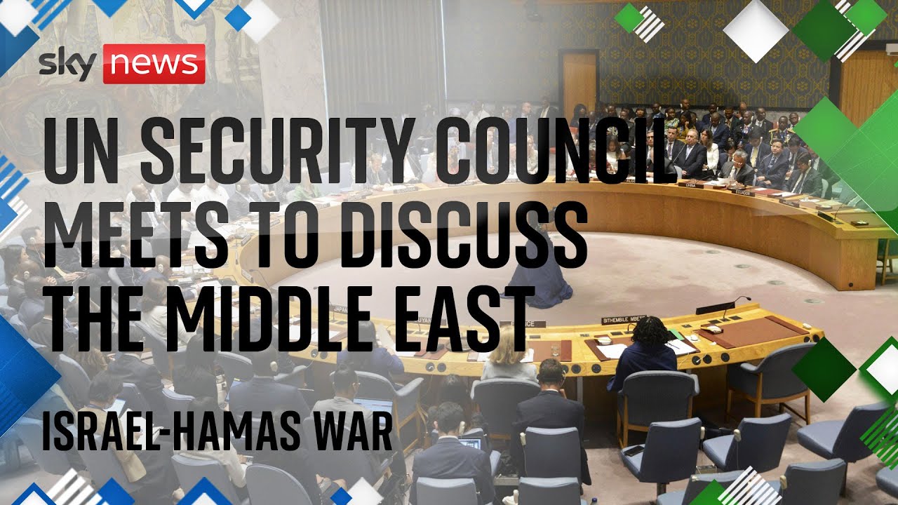 Watch live: UN Security council meets to discuss the situation in the Middle East