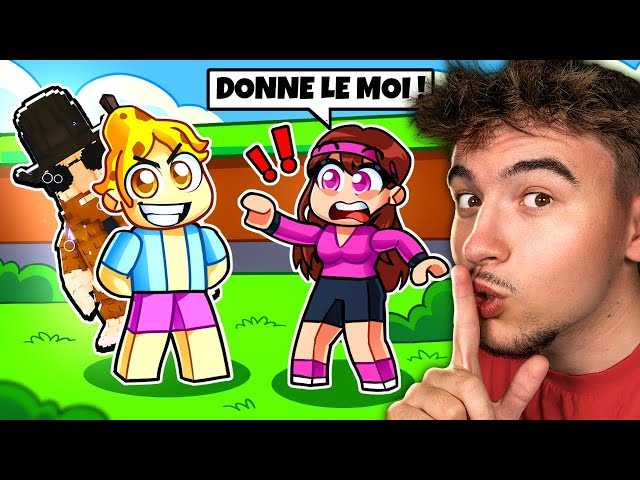 Volé les BRAINROT RARE de ma CRUSH pour la faire PLEURER ! (Steal a Brainrot)